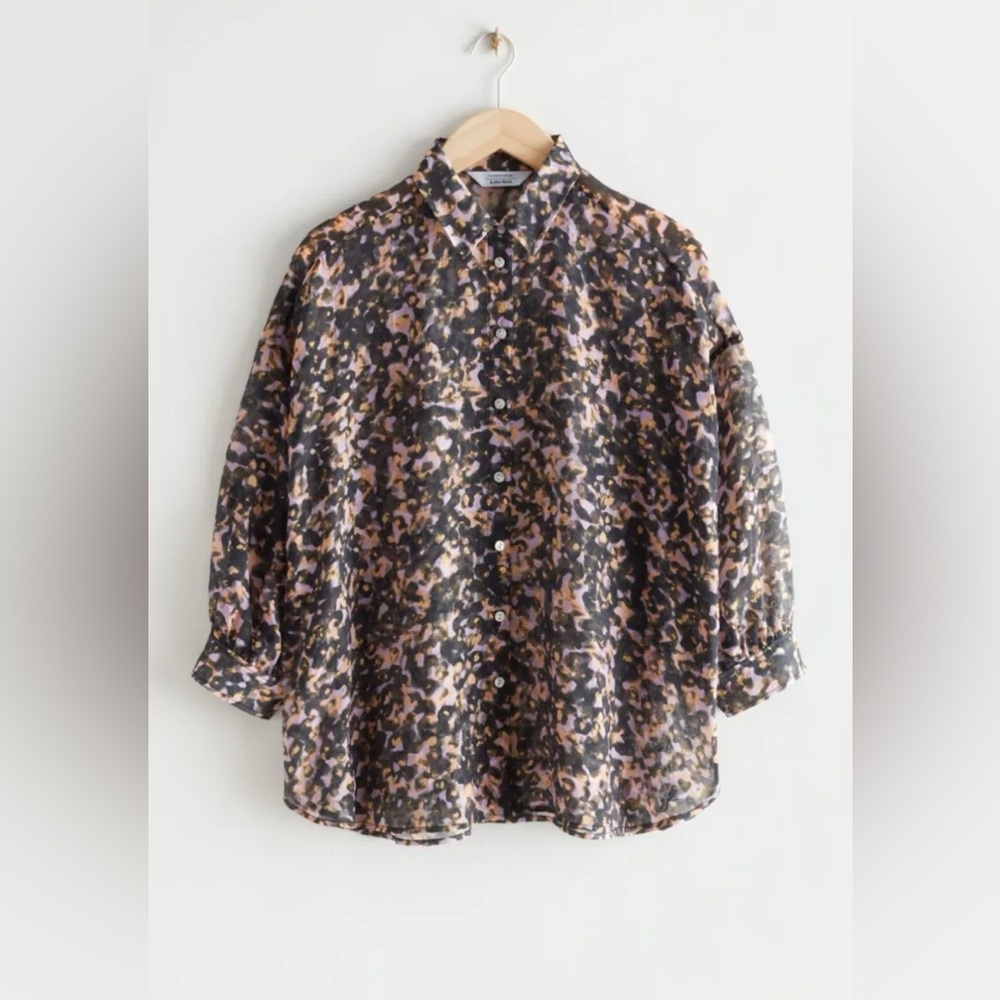 & OTHER STORIES Voluminous Printed Shirt NEW!